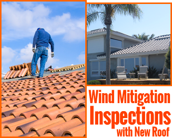 Wind Mitigation Inspections with New Roof